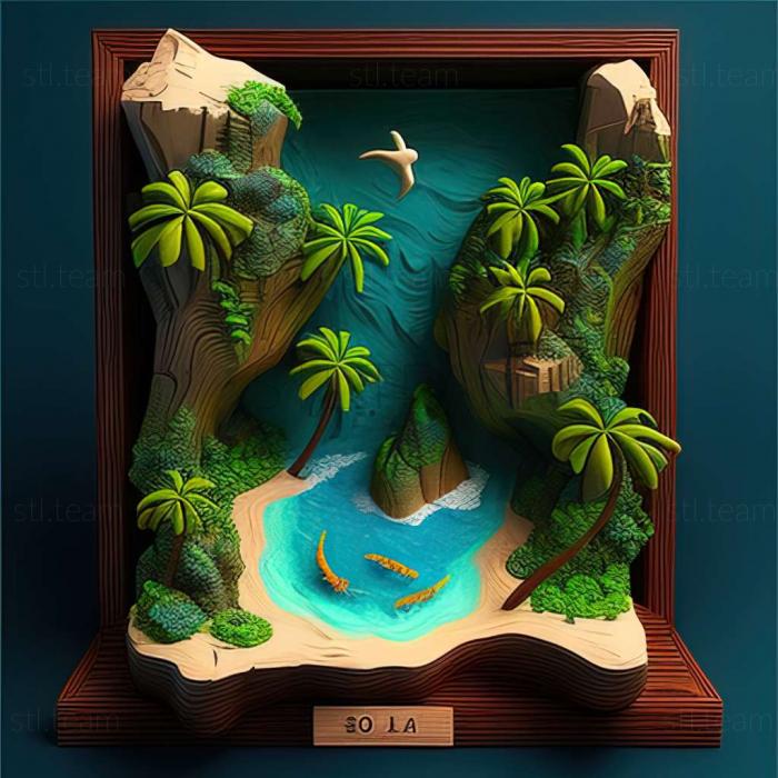3D model The Sims 3 Island Paradise game (STL)